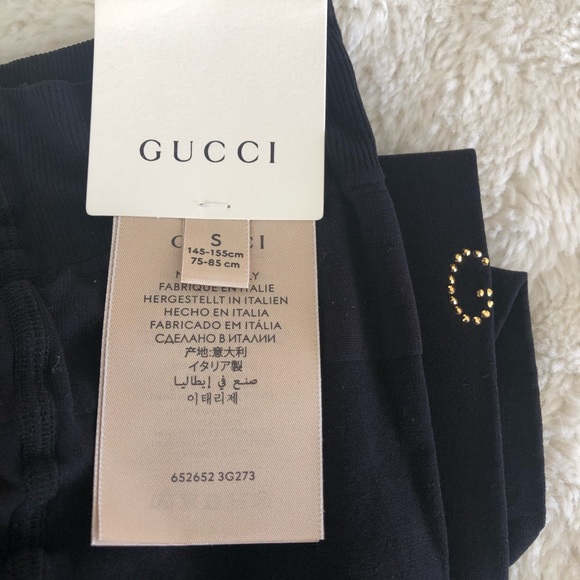 Gucci black tights with crystal NWTs full set! Small and large available - Picture 9 of 11